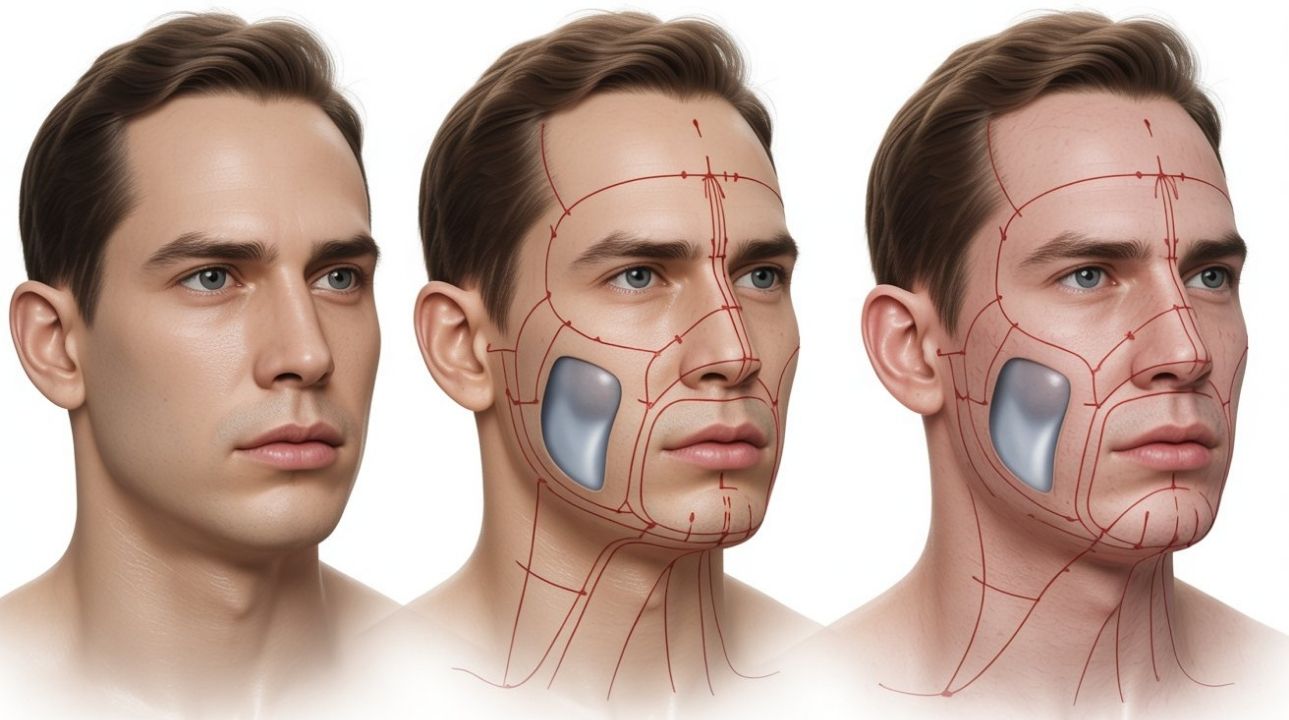 The Surgical Process of Facial Implants for Men