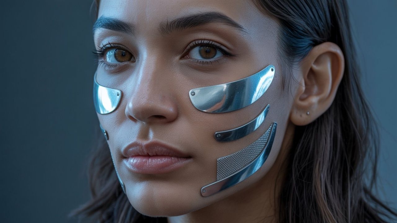 Titanium Facial Implants Before and After Surgery