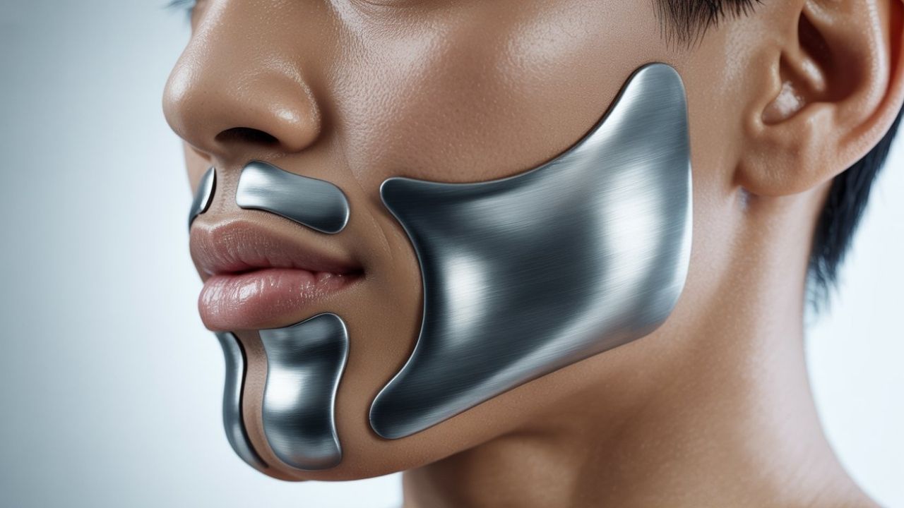 Titanium Facial Implants Before and After Surgery